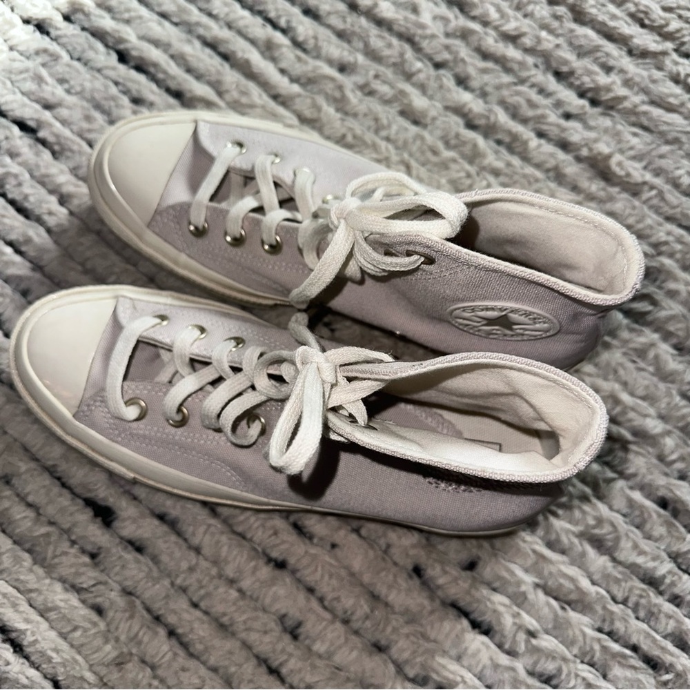 Converse ‘Festival Smoothie’ High-Top Sneakers with White Rubber Sole size 9 - Picture 7 of 10